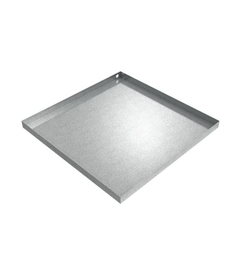 oversized galvanized drain pan